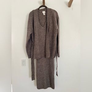 H&M Knitted Dress and Cardigan